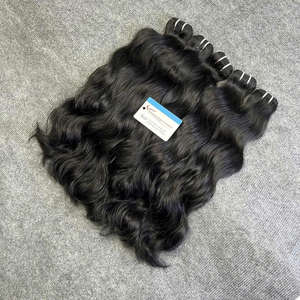Mega Oferta 2026, Cabello Humano Virgen Vietnamita en Trama, Color Negro Azabache, Super Doble Trama, Puntas Completas, Venta al Por Mayor - Product Image 5
