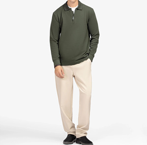 T-shirt décontracté pour homme en coton polyester 220 g/m², personnalisable avec logo, séchage rapide, respirant et écologique – Collection été - Product Image 3