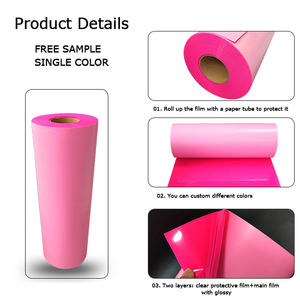 Logo personnalisé <span class=keywords><strong>Textile</strong></span> Vinyle Fer Transfert de Chaleur Vinyle Carta E Pellicola pour <span class=keywords><strong>Flocage</strong></span> Troupeau Transfert de Chaleur Film Matériel - Product Image 2