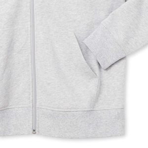 Sudaderas con capucha y sudaderas con cremallera personalizadas de gran tamaño orgánico algodón con cremallera completa 100% empresa de fabricación niñas Sudadera con capucha mujeres - Product Image 3