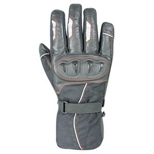 Gants de moto en cuir d'hiver fabriqués en usine OEM ODM service top tendance gants de moto couleur et logo personnalisés - Product Image 2