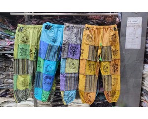 Parche bohemio de trabajo de alta calidad Harem Pant Nueva llegada Super Cotton Patch Work Boho Hippie Harem Pant, Unisex Adulto Yoga Pant - Product Image 6