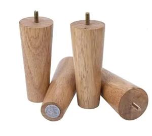 Jambe de chaise en bois Turquie Canapé Jambes Carré Rond Pieds En Bois Pieds De Remplacement En Bois pour Ensemble De Meubles Table conception spéciale - Product Image 5