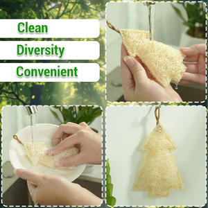 Éponge de cuisine en forme d'arbre de Noël luffa et corps pour douche corporelle et outil de cuisine à utiliser pour votre cuisine vietnamienne - Product Image 6