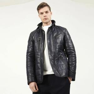 <b>Leather</b> Down Jacket Men <b>Fur</b> Collar Winter Sheepskin <b>Leather</b> Puffer Jacket Man Down <b>Coat</b> Plus Size <b>Leather</b> Jacket Genuine Male - Product Image 5