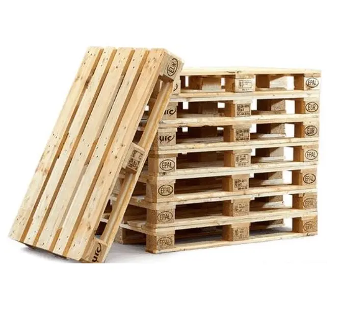 Prezzo competitivo Pallet di legno In uso Pallet di legno compresso imballaggio personalizzato pronto per l'esportazione dal produttore
