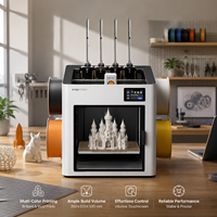 Printer 3D Multi Warna Pintar Snapmaker U1 Versi Cina untuk Pendidikan STEM dan Teknik