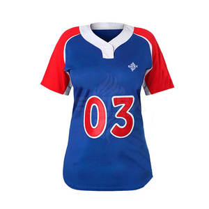 Uniformes de softball respirants de haute qualité, design original, bon marché, 100% polyester, personnalisables, service OEM, vente en gros, sublimation - Product Image 2