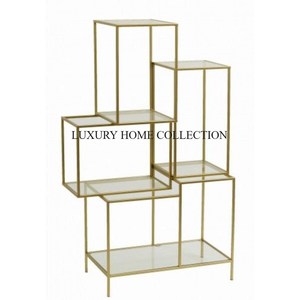 Porte-bagages en métal en bois d'inspiration vintage avec construction durable et finition antique pour un décor d'hôtel luxueux et classique - Product Image 6