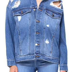 Chaqueta vaquera hecha a mano personalizada de calidad superior para mujer Estilo informal de verano con decoración de botones Altamente VALORADA - Product Image 5