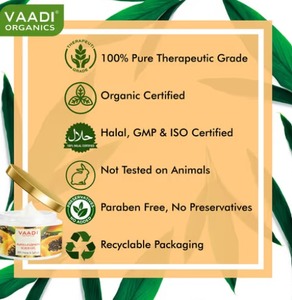 Vaadi herbals เจลสครับมะละกอสำหรับผิวที่สดใสหรือเรียบเนียนและกระจ่างใสผู้จัดจำหน่ายในอินเดีย - Product Image 5