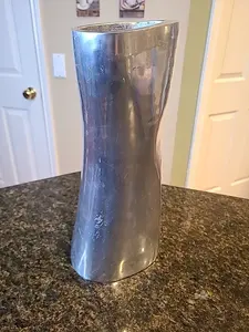 Vase à fleurs de table en fer finition or de qualité supérieure, style côtier, écologique, décoration de luxe pour la maison, fait main, élégant pour le salon - Product Image 4