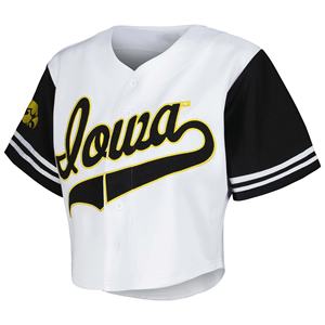 Camiseta Deportiva Corta de Béisbol y Sóftbol para Mujer, Ajustada, de Poliéster Sublimado, con Logotipo Bordado, Personalizable - Product Image 2