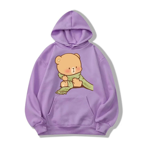 Customized Classic Unisex Puff Print <b>Hoodie</b> High Quality Soft Cotton Durable Fabric ODM OEM <b>Trendy</b> Graphic - Product Image 4