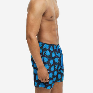 กางเกงชายหาดว่ายน้ำขาสั้นยืดหยุ่นสำหรับผู้ชายกางเกงขาสั้นมีกระเป๋าออกแบบโลโก้ได้ตามต้องการสำหรับฤดูร้อน - Product Image 3