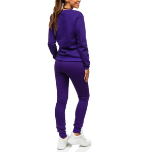 Vente en gros Hauts de survêtement de gymnastique à manches longues en coton vierge pour femmes Survêtements respirants avec logo personnalisé pour femmes - Product Image 3