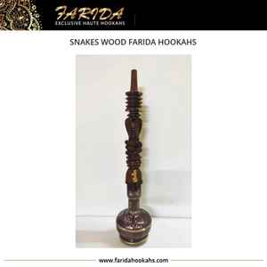 Novedad en Oferta: Narguiles Farida de Madera de Serpiente Egipcia Tallados a Mano de Primera Calidad, Estilo Único y Lujoso con Acabado Lacado Decorado - Product Image 5