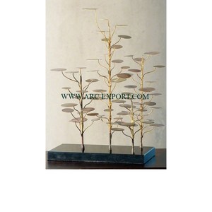 Escultura Decorativa Náutica Hecha a Mano, de Plata y Peltre Fundido, Diseño de Diseñador, para Mesa de Hogar y Oficina, Estatua Decorativa para Interiores - Product Image 6