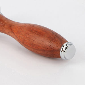 OEM Venta caliente de instrumentos de belleza ecológicos al por mayor de bambú natural de borde recto de madera y maquinilla de afeitar de seguridad de acero - Product Image 2