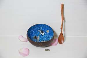 Meilleur prix Bol en coquille de noix de coco de haute qualité poli avec nacre - Product Image 3