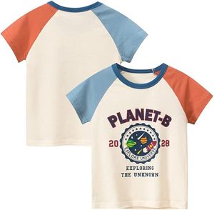 Usine directe garçon tricoté coton t-shirt personnalisé Applique Boutique vêtements été enfants garçon vêtements - Product Image 5