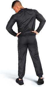 Costume de sauna en polyester unisexe de haute qualité pour le fitness à domicile en gros anti-déchirure perte de poids survêtement à capuche cordon de serrage taille tout - Product Image 2