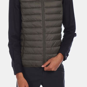 เสื้อกั๊กขนเป็ดสำหรับผู้ชายเสื้อขนเป็ดมีซิปด้านหน้าแบบเต็ม - Product Image 5