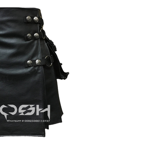 COSH KILTS Recién llegado Fabricante de cuero de vaca Superventas Personalizado Bondage y Fetish Kilts - Product Image 3
