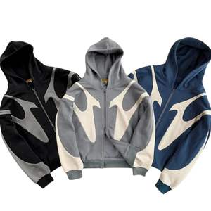 ผู้ผลิตเสื้อฮู้ดดี้แบบสั่งทำพิเศษ ทรงโอเวอร์ไซส์ ยูนิเซ็กซ์ ผ้าโพลีเอสเตอร์/คอตตอน 360 กรัม ระบายอากาศได้ดี เหมาะสำหรับฤดูร้อน แบบเรียบๆ สำหรับเพ้นท์ลาย สตรีทแวร์ ซันเฟด บลีช - Product Image 5