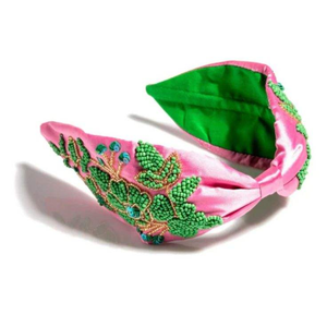 Diadema de Lujo con Diseño Detallado de Cuentas de Semillas, Diadema Vibrante con Cuentas de Semillas y Trabajo Artístico - Product Image 1