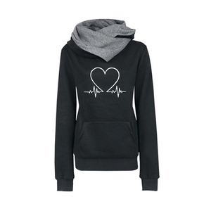 Nouvelle mode 2025 sweat à manches longues automne hiver chaud hauts à capuche impression numérique lâche sweats à capuche pour femmes respirant - Product Image 1