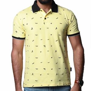 เสื้อยืดโปโลพิมพ์ลายของผู้ชายเสื้อโปโลแขนสั้นเข้ารูปใส่สบายปรับแต่งได้2025บริการ OEM - Product Image 6