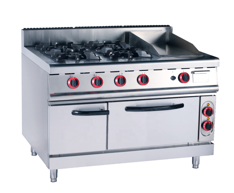 Gas Range 4 burner Stove with