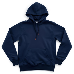 Sudadera con Capucha Azul Marino de Invierno, Felpa de Algodón, con Logotipo Personalizado Bordado e Impresión, Opciones OEM/ODM - Product Image 4