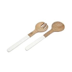 Juego de Cubiertos de Cocina de Estilo Clásico de Madera de Acacia Natural y Resina Ecológica de Lujo, Cubiertos de Alta Calidad para Venta al por Mayor - Product Image 5