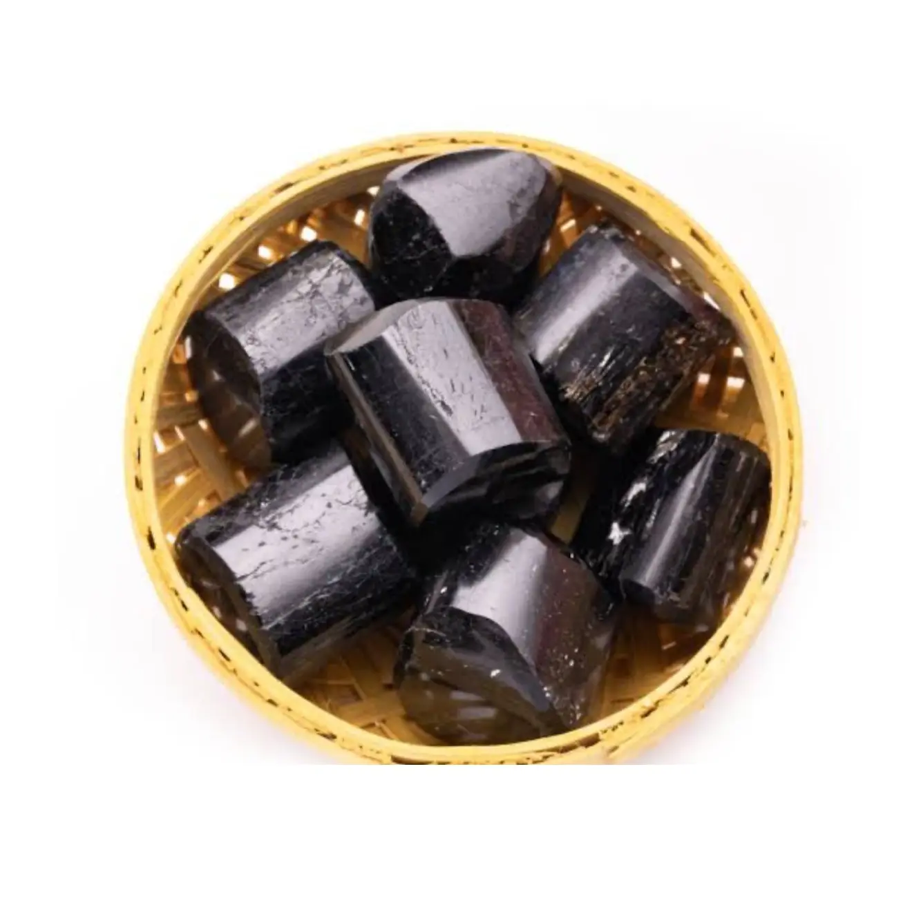 Standardqualität Schwarzer Tourmaline-Stein in Schmuckherstellung verwendet Verfügbar in Großmenge aus Indien