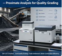 Analyseur de teneur en humidité, cendres et matières volatiles entièrement automatique YX-GYFX7706, haute précision, protection IP65, 6 kW, équipement ASTM