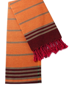 Toalla de Playa Pestemal a Rayas de Color Pastel, con Borlas, Suave al Tacto, Flexible, Absorbente, de Secado Rápido, Ecológica, 100% Algodón - Product Image 6