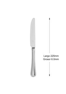 Cuchillo de Cena Largo Serie Mr. Spoon Raya, 225 mm, Acero Inoxidable 13/0, Modelo 90603, Duradero, Apto para Lavavajillas, para Hoteles y Restaurantes - Product Image 2