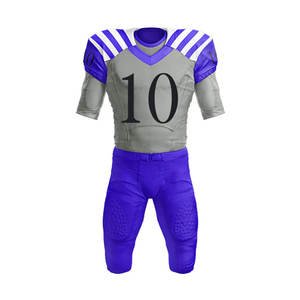 Uniforme de fútbol americano de nuevo diseño para hombre con mangas cortas Logotipo personalizable Servicio OEM - Product Image 1