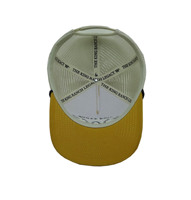 King Ranch Texas Coyote topi Trucker kuning topi Snapback anyaman kustom topi Promosi pabrik Vietnam
