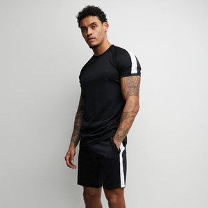 Best <b>Twinset</b> 100% Cotton Matching Short Sets Casual Clothes Summer Man 2 Piece Set Sports for Men Shirts and Shorts Male Sets - Product Image 6