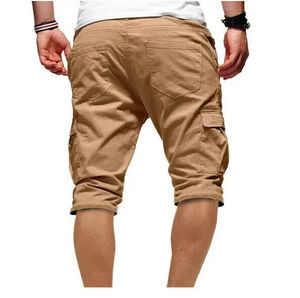 Short cargo pour hommes 2025 nouveauté pantalon de rue haute à la mode avec plusieurs poches dans un nouveau style Service OEM personnalisé respirant - Product Image 6