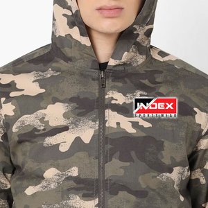 Sudaderas con capucha de camuflaje de calidad superior personalizadas al por mayor Sudadera con capucha de camuflaje de estilo de tendencia transpirable para hombre - Product Image 4