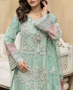 Elegante alta calidad pakistaní Sharara Gharara diseño ÚLTIMAS COLECCIONES Lehenga Choli Suit/Salwar para fiestas PRECIOS DE EE. UU. - Product Image 4