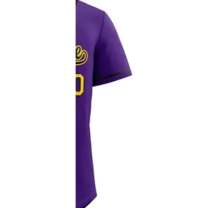 Camiseta de Béisbol para Hombre, Transpirable, de Secado Rápido, con Estampado por Sublimación, Cuello en V, 100% Poliéster, OEM, Venta al por Mayor, Nuevas Camisetas, Diseños de 300g - Product Image 5