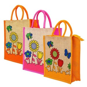 Vente en gros dans le monde entier de sacs imprimés en jute de qualité supérieure Textiles et produits en cuir disponibles - Product Image 5