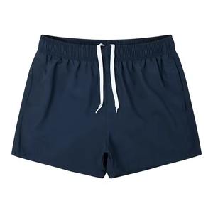 Conjunto de pantalones cortos de dos piezas Unisex de verano para hombre, caja de natación de baloncesto informal de lana pesada de algodón orgánico, respetuosa con el medio ambiente - Product Image 2