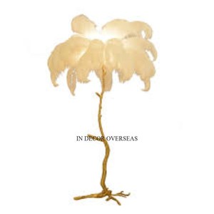 High Demanding Excellent Quality Metal High Grade <b>Gold</b> Plated Dates Tree Designer Home And Hotel Table And Floor Decor Lamps - Product Image 2