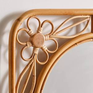 Ompetitive Price-Espejos de ratán de estilo moderno para maquillaje, espejo de tocador cosmético colgante de pared - Product Image 4